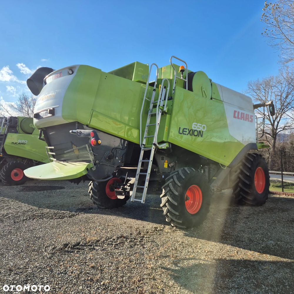 Claas Lexion 650 z hederem - 6