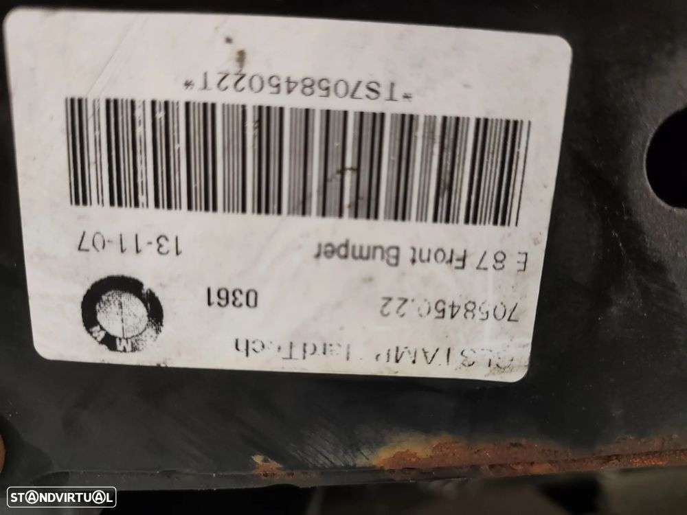 FRENTE COMPLETA BMW SERIE 1 E87 E81 PACK M CAPOT PARACHOQUES SENSORES GUARDA-LAMAS OTICAS RADIADOR VENTILADOR FRENTE FIBRA REFORÇO - 10