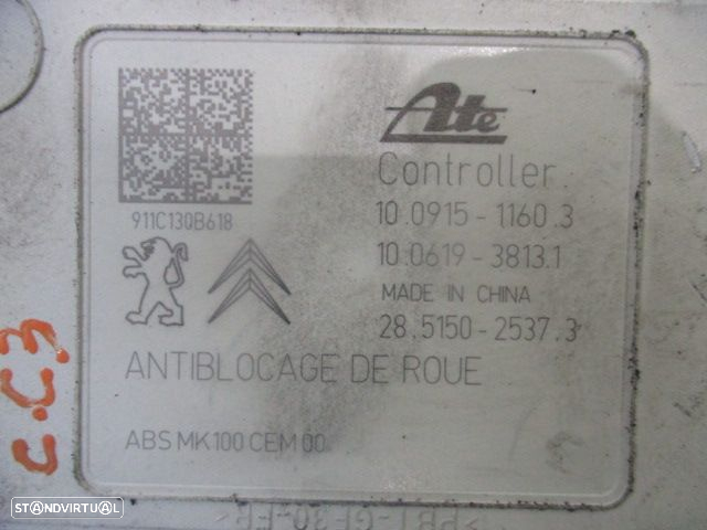 Abs 9678416180 CITROEN C3 2 FASE 1 2012 1.6HDI 92CV 5P PRETO - 6