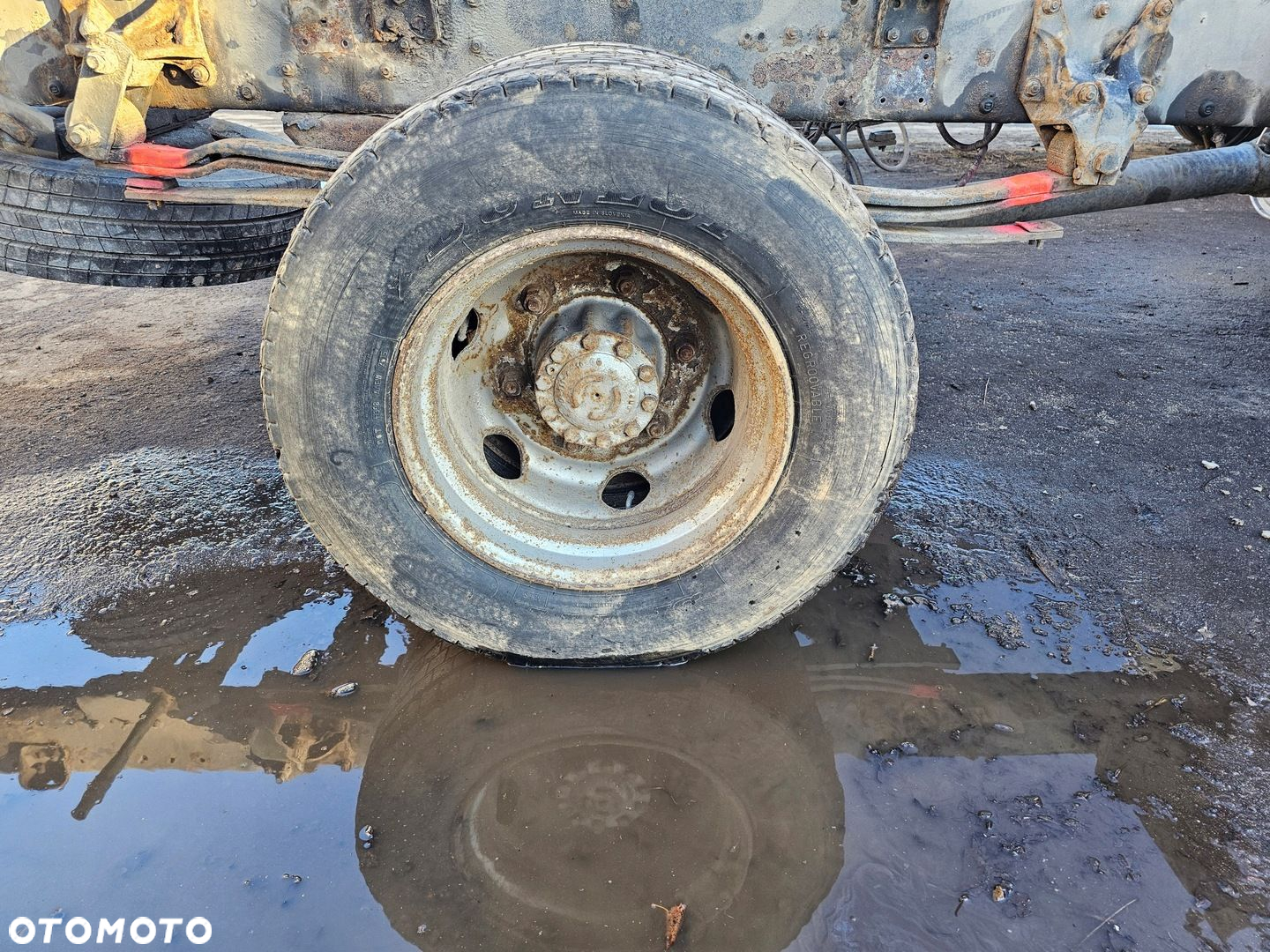 KOŁA KOŁO FELGI OPONY 4 sztuki RENAULT MIDLUM DUNLOP SP444 225/75 R 17,5 - 5