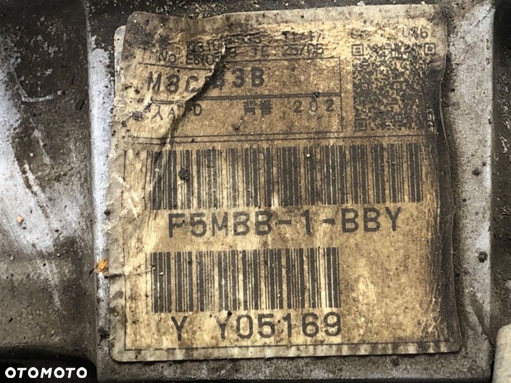 SKRZYNIA BIEGÓW  MITSUBISHI LANCER VIII Sportback (CX_A) 2007 - 2022 1.8 (CX3A) 105 kW [143 KM] - 6