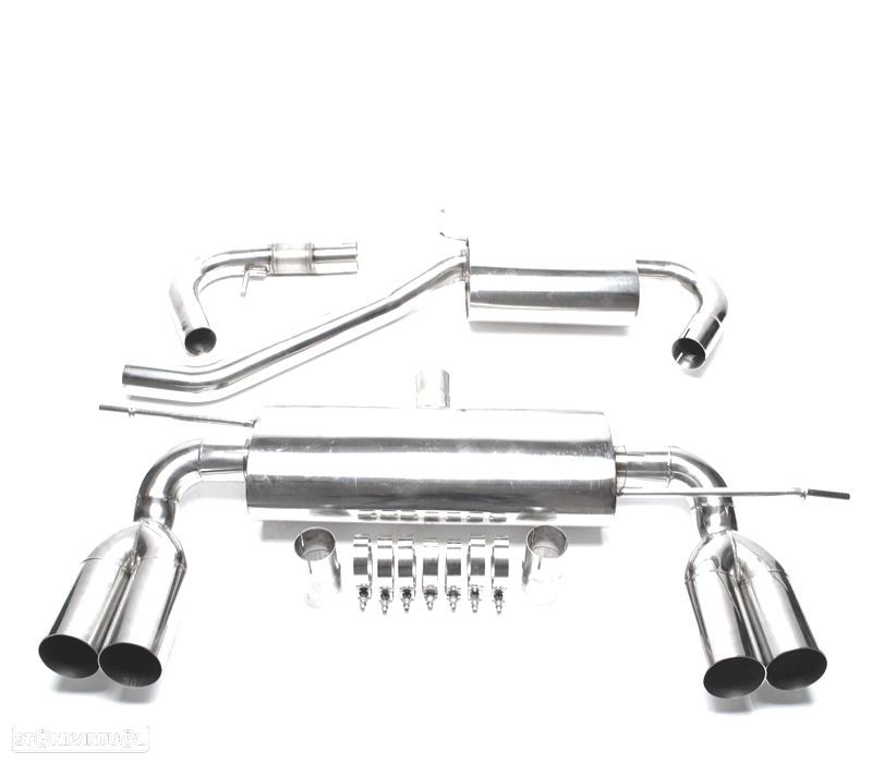 PANELA DE ESCAPE AUDI A3 8P 03-12 AÇO DUPLA - 1