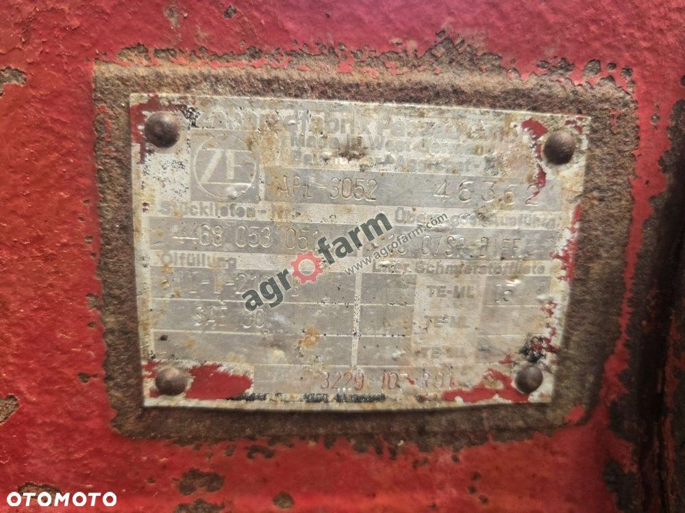 Przedni most Case 1255, ZF APL 3052 - 3
