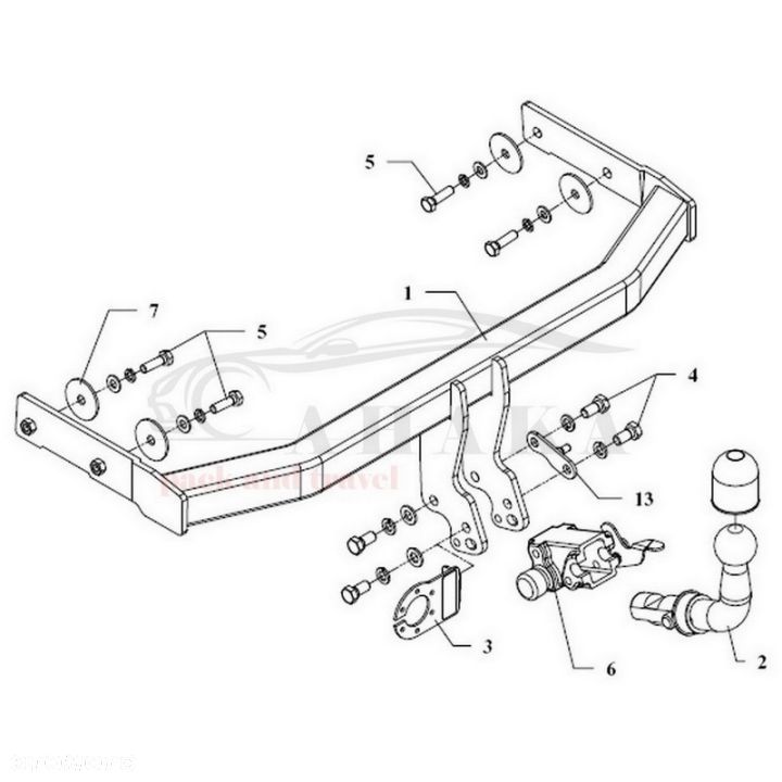 Hak Holowniczy Automat Do Seat Arosa Hatchback 2000-2004 - 3