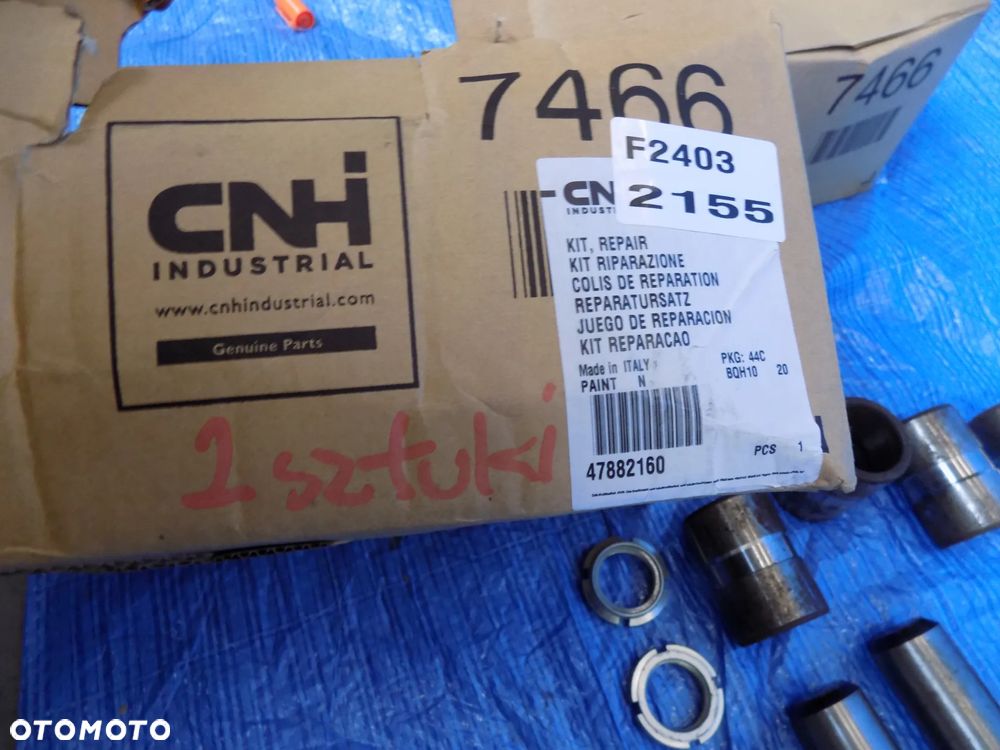 zestaw serwisowy sworznie sworzeń tuleje nakrętki 47882160 cnh new holland w110c w130c w170c w190c w230c - 5