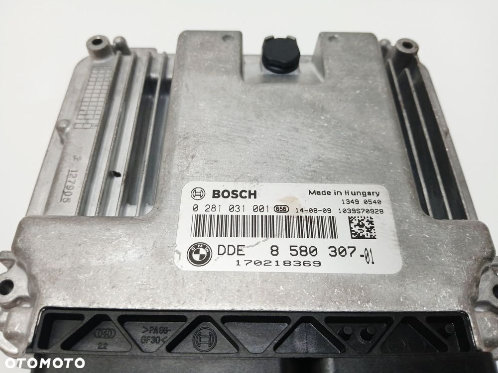 KOMPUTER STEROWNIK SILNIKA BMW X1 E84 N47D20C 8580307 (0005007) - 4