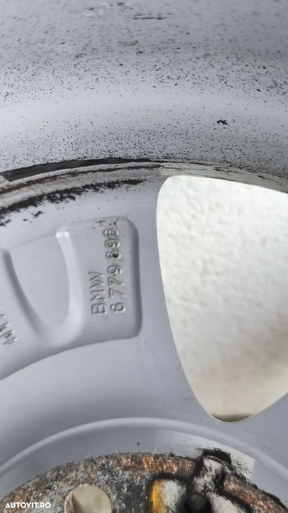 Set jante BMW style 222 dedicate e81/87 7j16et44 cu anvelope vara 205/55/15 - 13