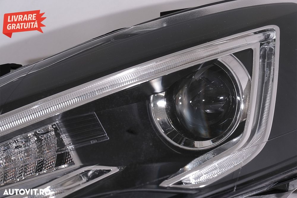 Faruri LED VW Polo MK5 6R 6C 61 (2011-2017) RHD Devil Eye Look- livrare gratuita - 8