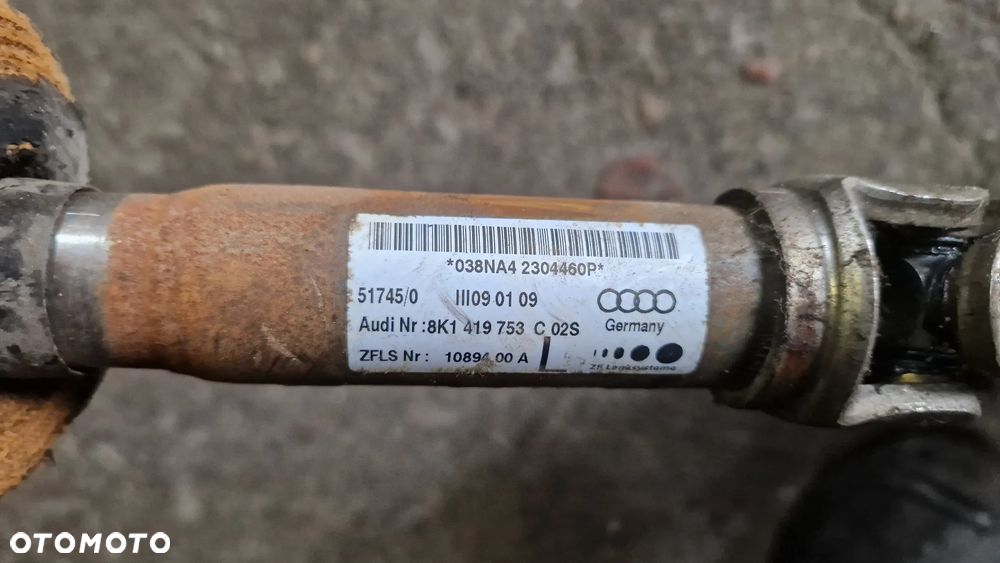 AUDI A4 B8  KRZYŻAK KOLUMNY KIEROWNICZEJ 8K1419753C - 2