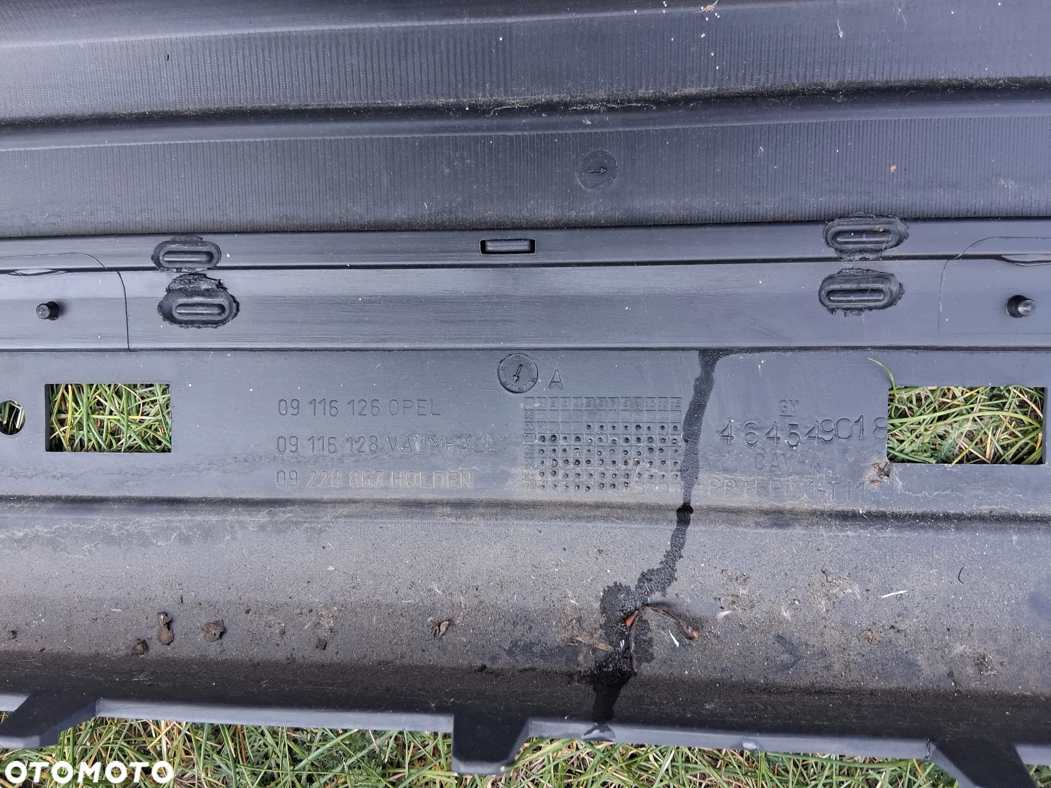 Zderzak przod Opel Corsa C COMBO 00-03 ROK + ŚLIZGI 09116126 - 5