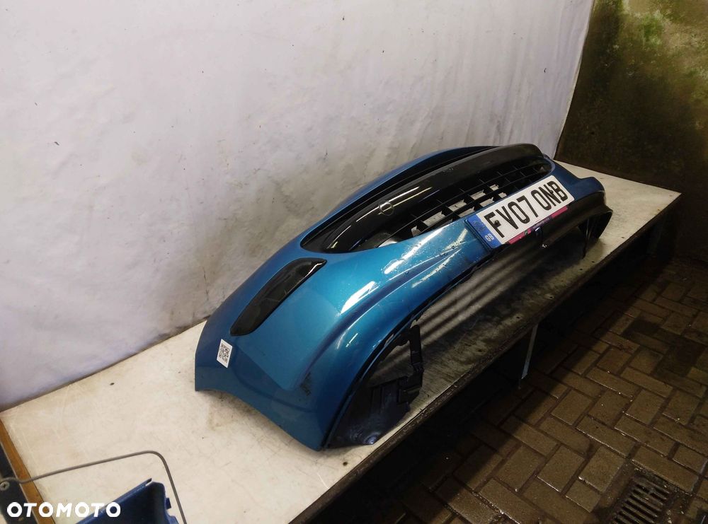 ^ ZDERZAK PRZÓD PRZEDNI DO PEUGEOT 207 KMF NIEBIESKI BŁĘKITNY - 3