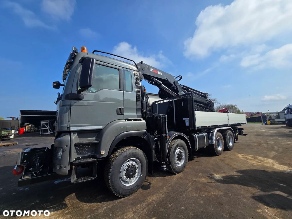 MAN 41.500 8x8 HDS HIAB 800 + FLY JIB Energetyka żuraw dźwig - 2
