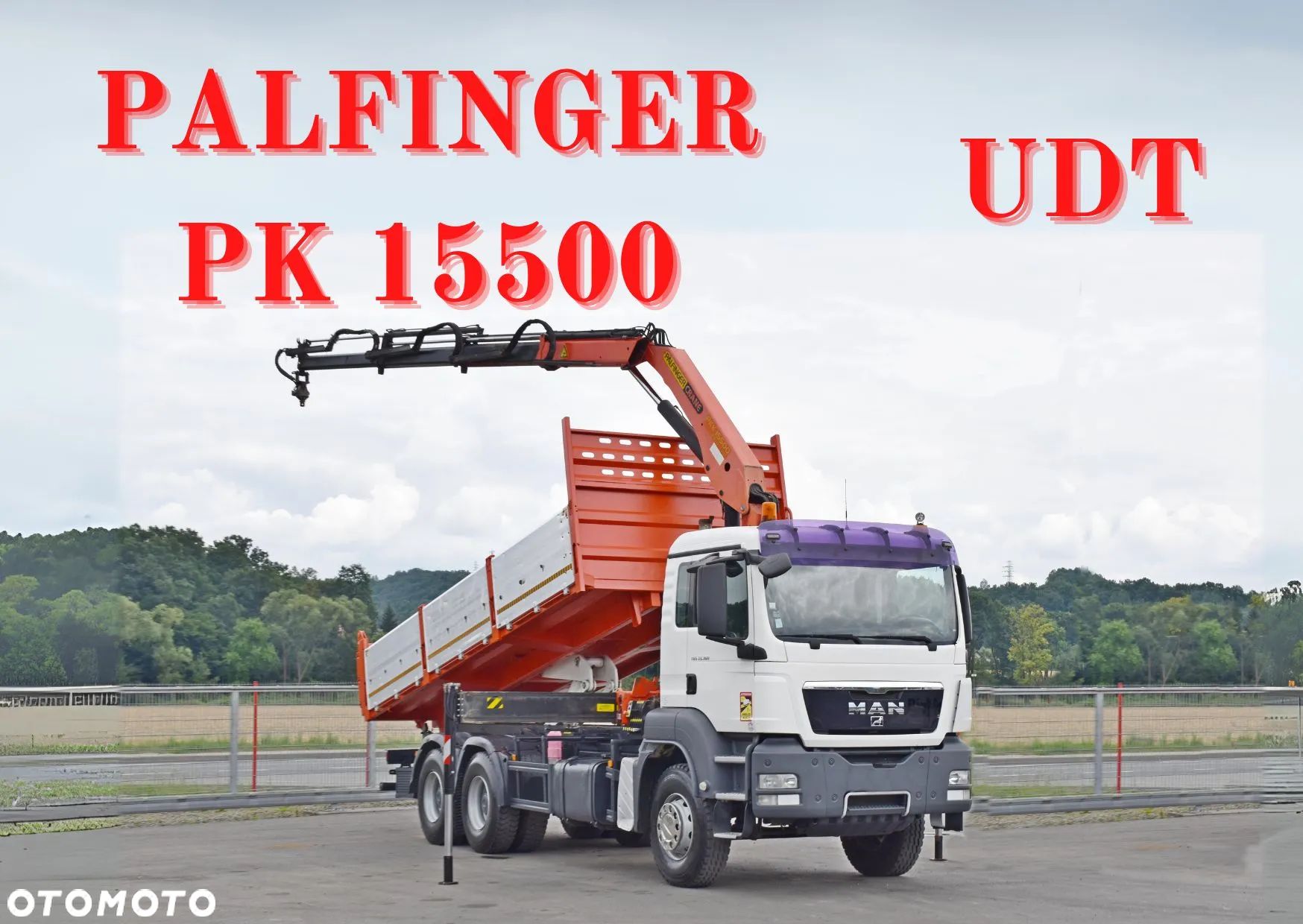 MAN TGS 33.360 * WYWROTKA 6,40 m + PK 15500 / 6x4 * STAN BDB - 1