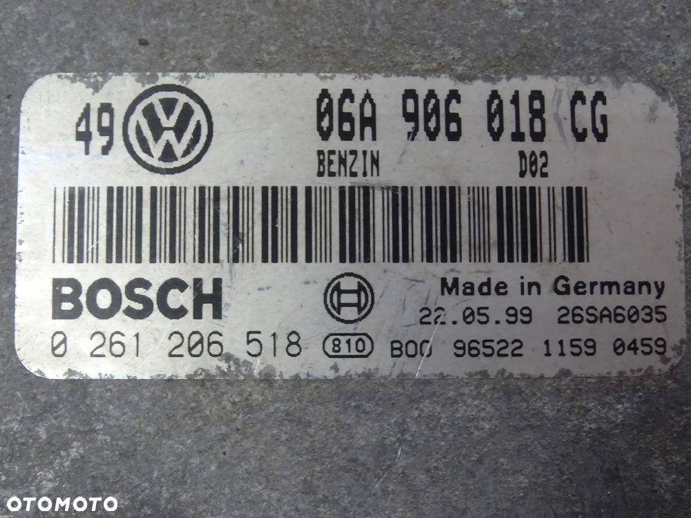 1,8 TURBO AGU VW AUDI SKODA KOMPUTER SILNIKA PRZEPUSTNICA PRZEPŁYWOMIERZ CZUJNIK SONDA MODUŁ - 3