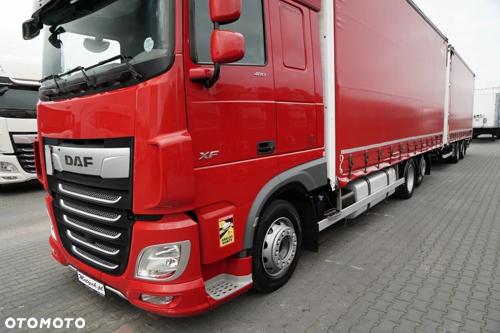 DAF XF 480 / ZESTAW TANDEM / 120 M3 / PRZEJAZDOWY / 6x2 / OŚ PODNOSZONA / WIELTON / SAF 2021 R - 6
