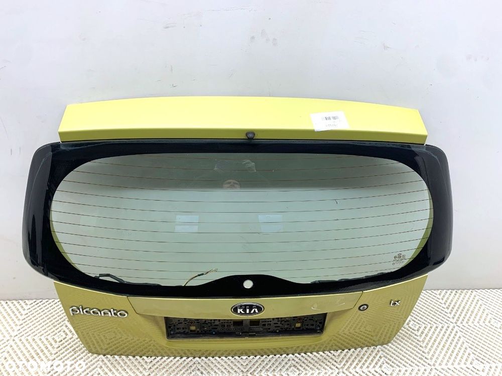 KLAPA TYŁ  KIA PICANTO I (SA) 2004 - 2012 1.1 48 kW [65 KM] benzyna 2004 - 2011 Y2 - 2