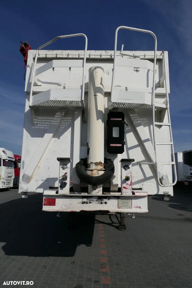 Benalu CAMION BASCULANTE ALUMINIU / 75 M3 / UȘĂ clapete / AXIE ELEVABILĂ - 10