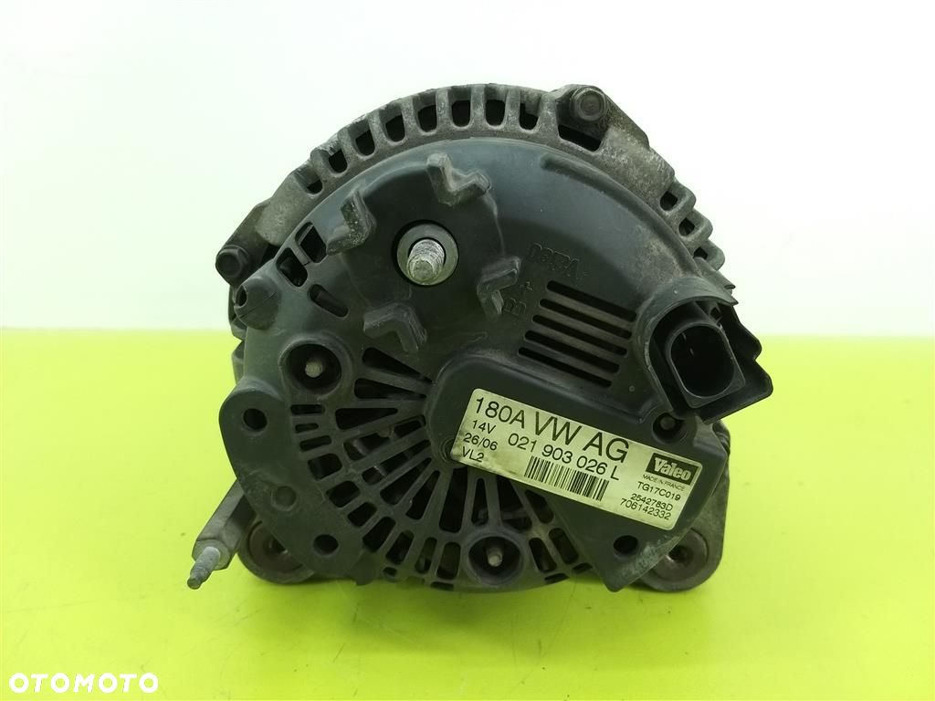 Alternator VW Passat B6 1.9TDI 105KM 2005-2010  VALEO 180A  021903026L - 4