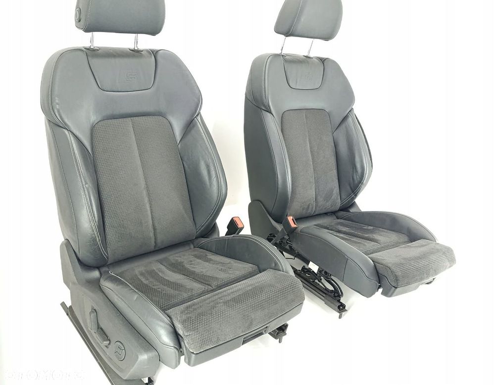 FOTELE KANAPA KOMPLET AUDI A7 C8 4K S-LINE SKÓRA-ALCANTARA - 6