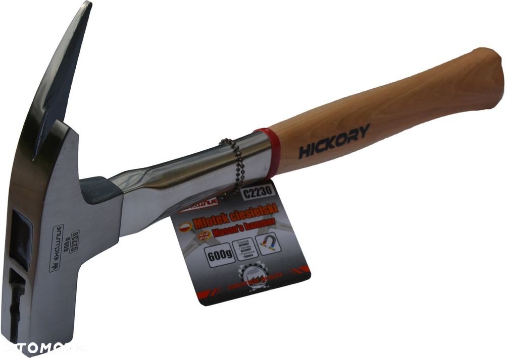 MŁOTEK CIESIELSKI DEKARSKI MONOBLOCK STALOWY 600 G - 1