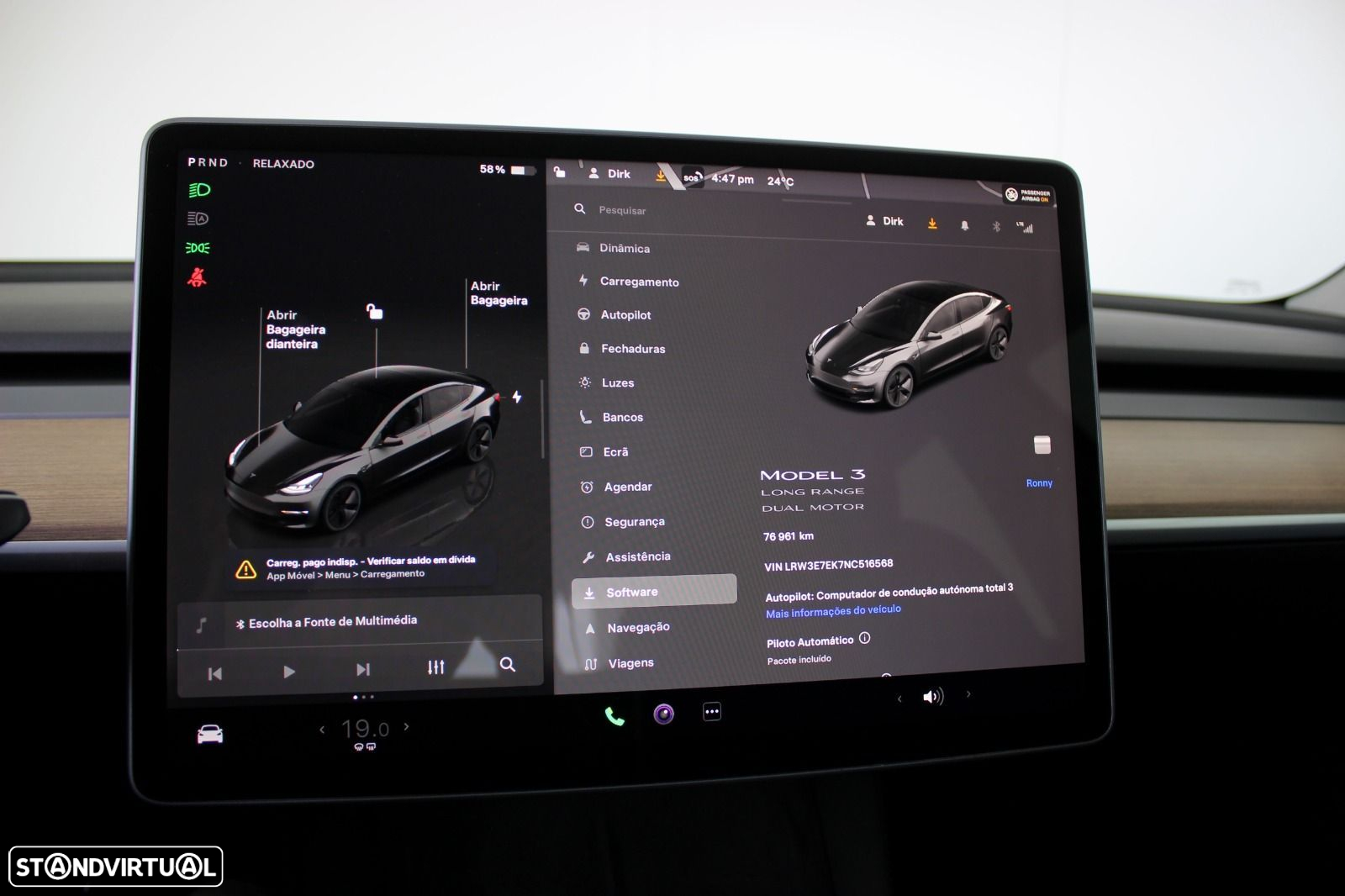 Tesla Model 3 Long Range Tração Integral - 24