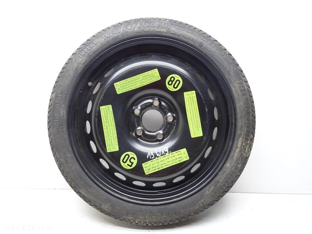 KOŁO DOJAZDOWE ZAPASOWE 125/70R19 5X112 ET29 8K0601027D AUDI A4 B8 A5 8T - 1