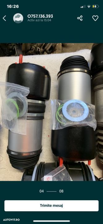 Perna aer Mercedes w211 w219 e class cls fata stanga dreapta vw porsche audi spate - 3