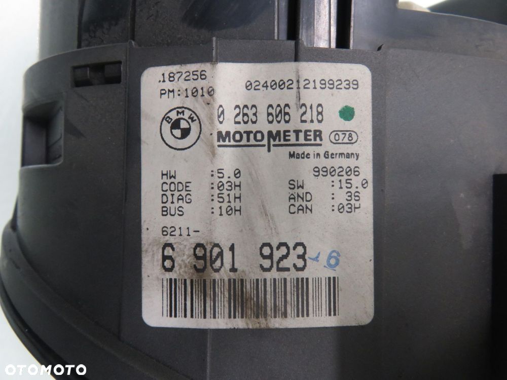 LICZNIK BMW E46 320 d 6901923 1036017005 0263606218 - 3