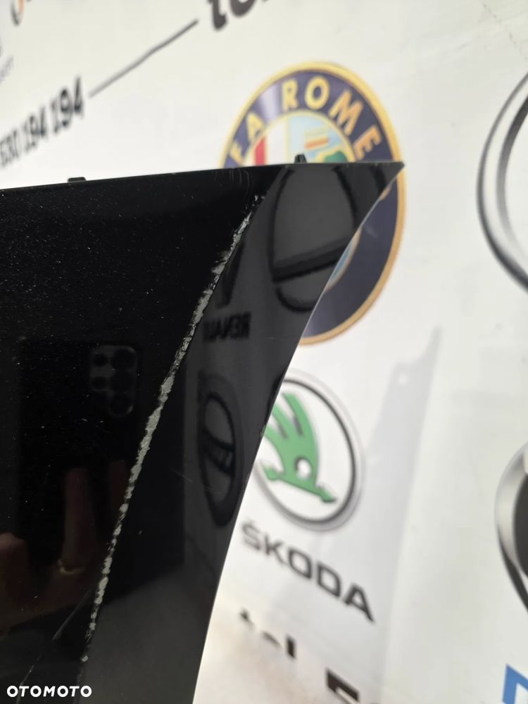 SKODA OCTAVIA 3 III LIFT 16- ZDERZAK PRZEDNI PRZÓD NA 4xPDC + SPRYSKI , KOLOR CZARNY METALIK , NR 5E0807221N , NR AUKCJI NZ1532 - 21