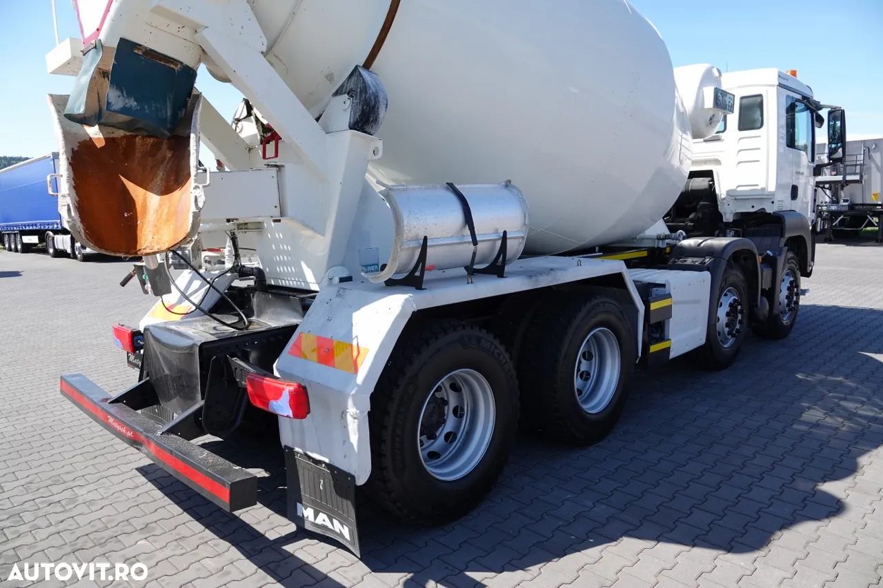 MAN TGS 32.400 / 8X4 / BETONIERĂ / 9 M3 / IMER / MANUALĂ / EURO 6 - 11
