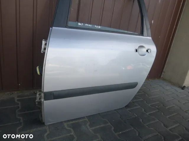 DRZWI LEWY TYŁ LEWE TYLNE PEUGEOT 307 01-05 KOLOR EZAC - 14