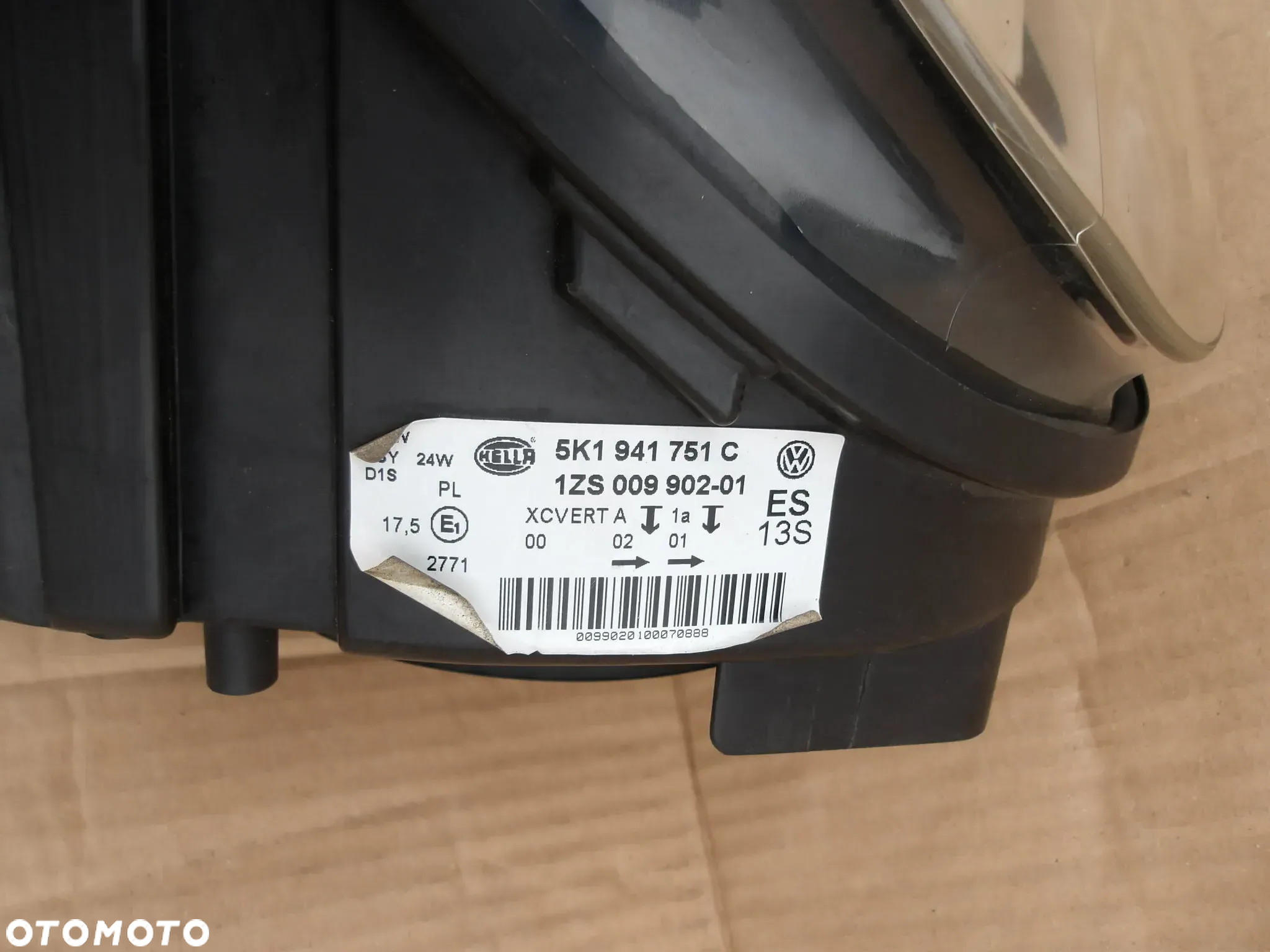 LAMPA LEWY PRZOD BI XENON VW GOLF VI 5K1941751C - 15