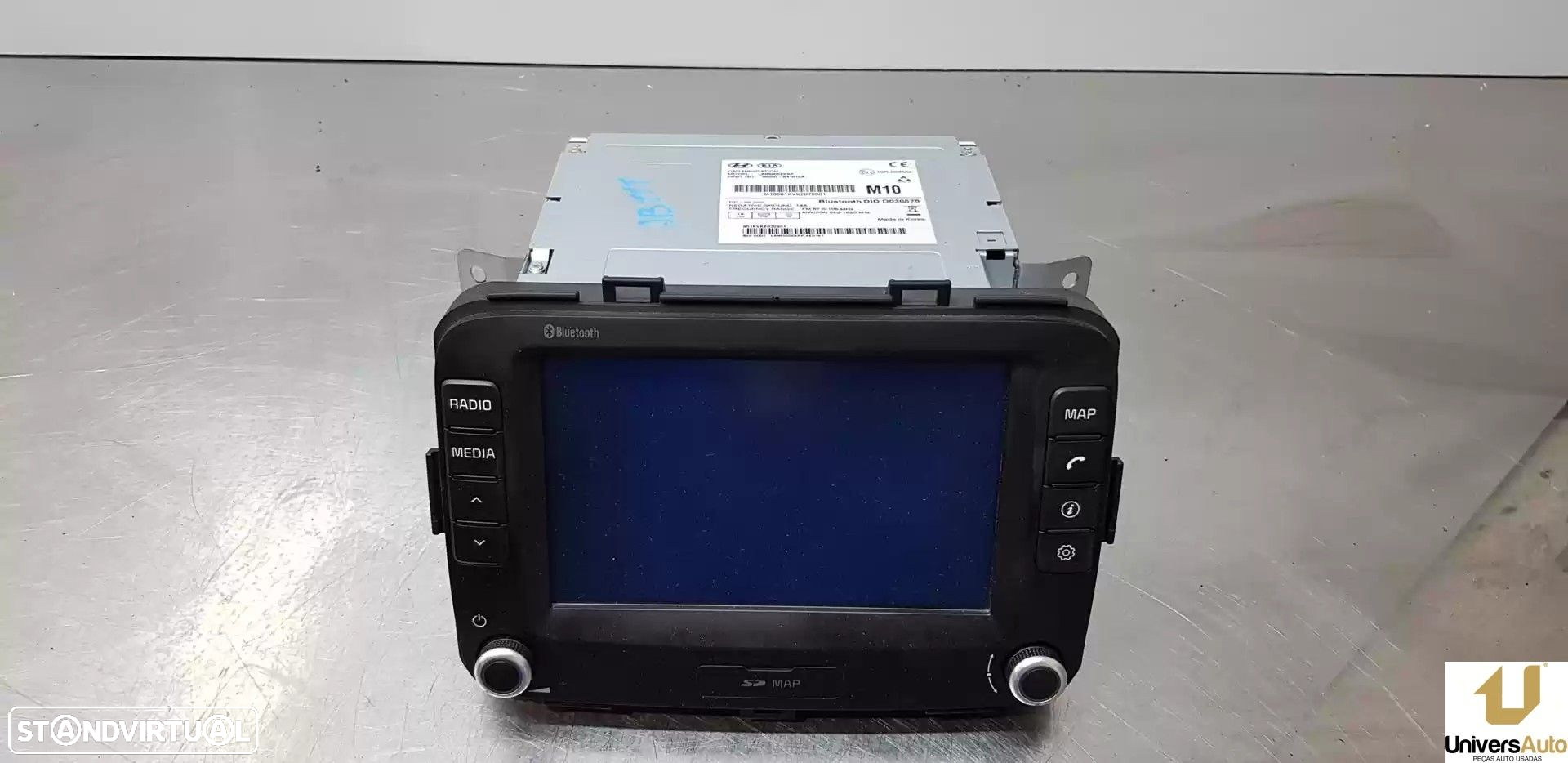SISTEMA NAVEGAÇÃO GPS KIA CARENS IV 2018 -96550A4101CA - 2