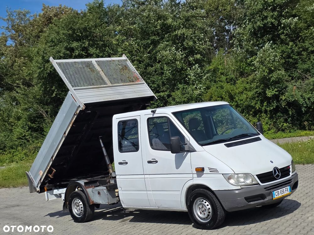 Mercedes-Benz Sprinter 313 CDI Doka/Dubel Kabina Wywrotka/Kiper 3-Stronny  ! Blokada Mostu ! Bez Korozji  ! - 2
