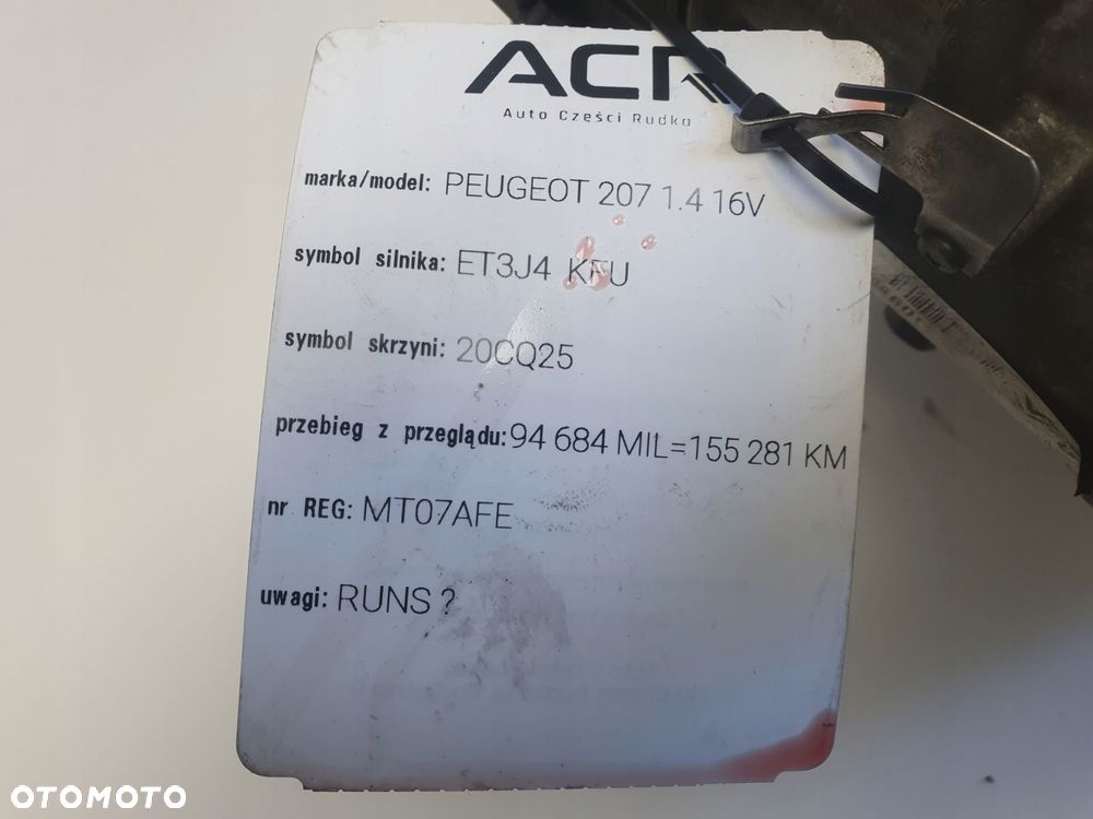 SPRĘŻARKA KLIMATYZACJI Peugeot 207 1.4 16V KFU _ - 2