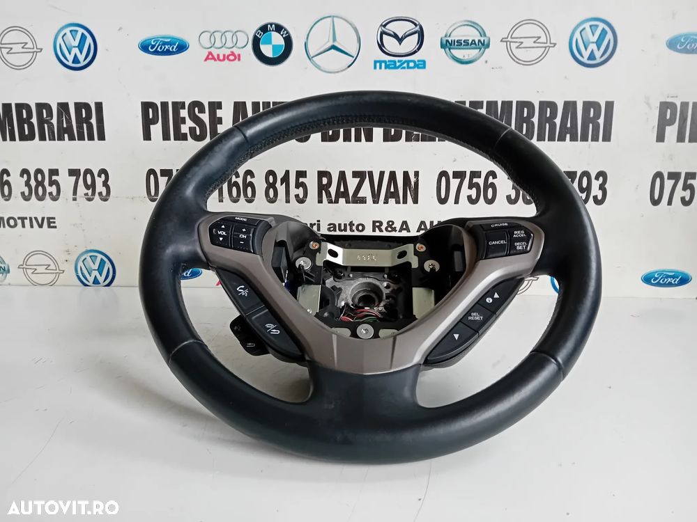 Volan Din Piele Cu Comenzi Honda Accord 2008-2013 Stare Buna - 2