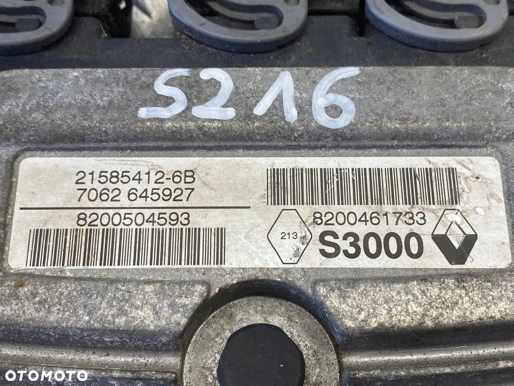 KOMPUTER STEROWNIK SILNIKA RENAULT CLIO III II1.2 16V 8200461733 8200504593 - 10