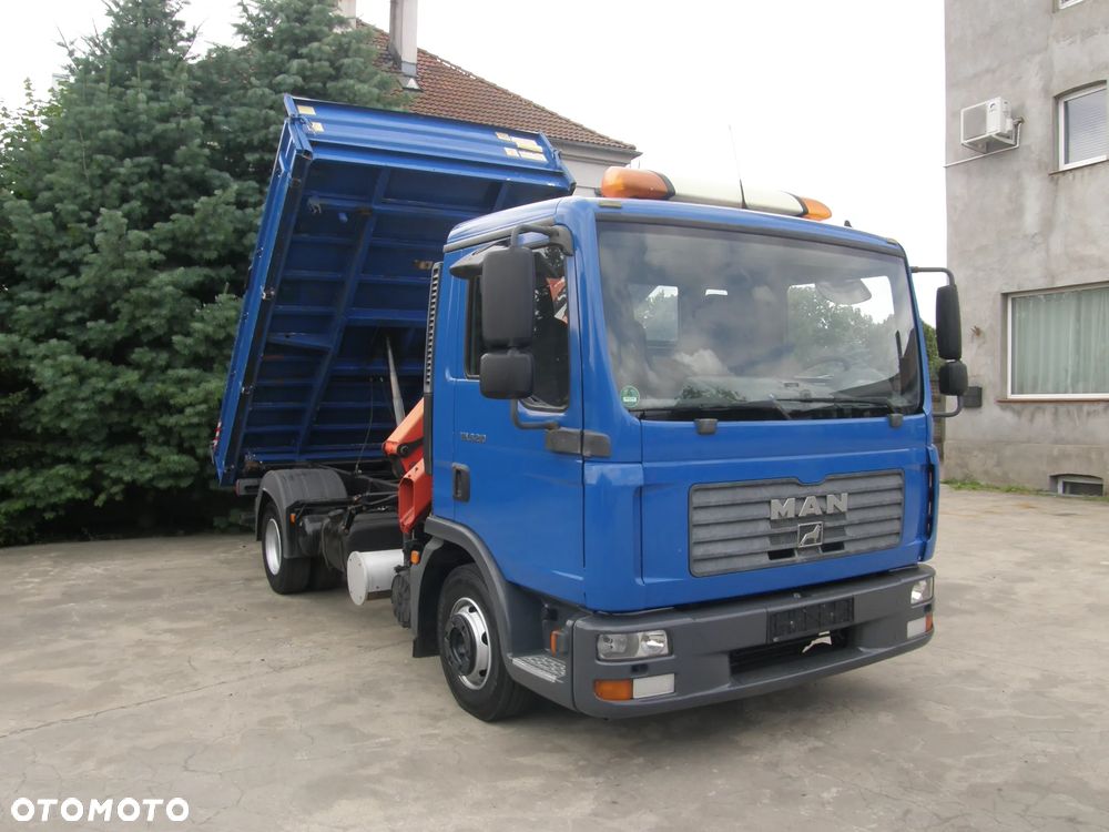 MAN TGL 8.210 2006 HDS Palfinger wywrotka Meiller-Kipper z Niemiec - 17