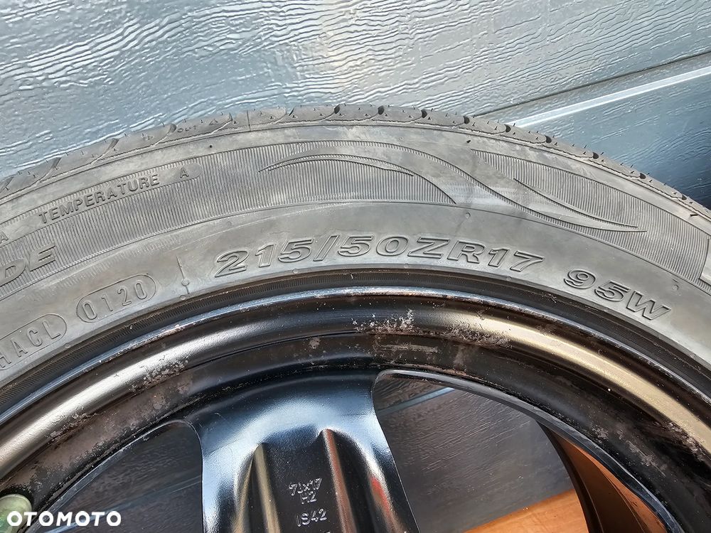 FELGI STALOWE STRUKTURALNE OPONY LETNIE OPEL OPEL ASTRA J K MOKKA 5X105 17 CALI 215/50/17 ET42 - 9