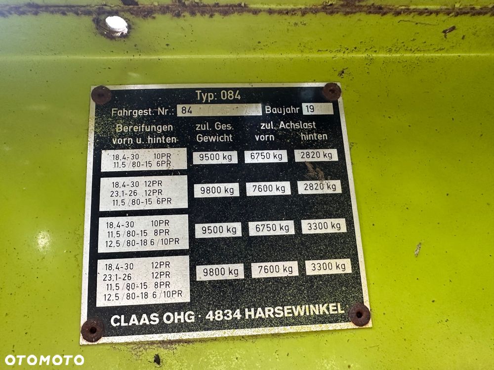 Claas Dominator 76 - 22