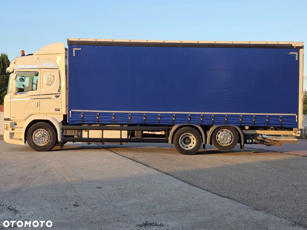 Scania G360 / BURTO-FIRANKA / 3 OSIE / WINDA / 20PALET / E6 / SYPIALNA KABINA / SPROWADZONY / JAK NOWA  PRZEBIEG 490TYŚ / ŁADOWNOŚĆ 14500KG / - 11