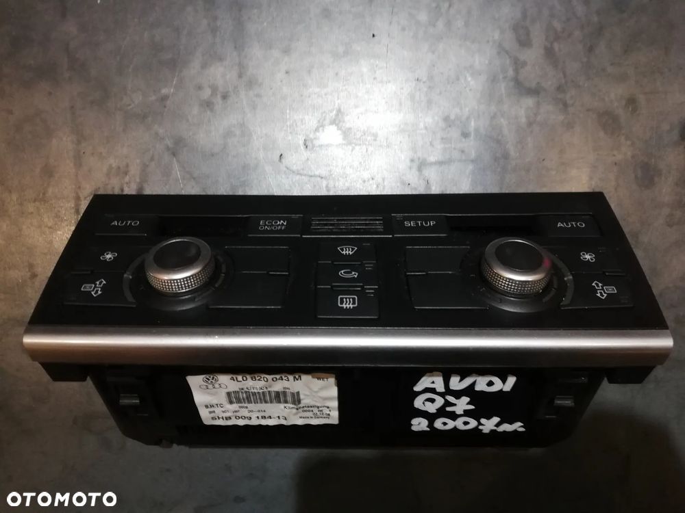 PANEL KLIMATYZACJI AUDI Q7 4L0820043M - 2