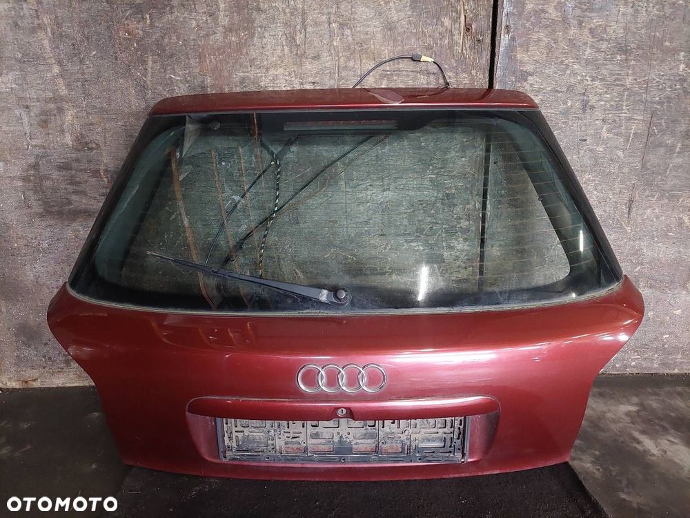 KOMPLETNY TYŁ KLAPA BAGAŻNIKA ZDERZAK TYŁ LAMPY AUDI A3 8L LZ3L - 8