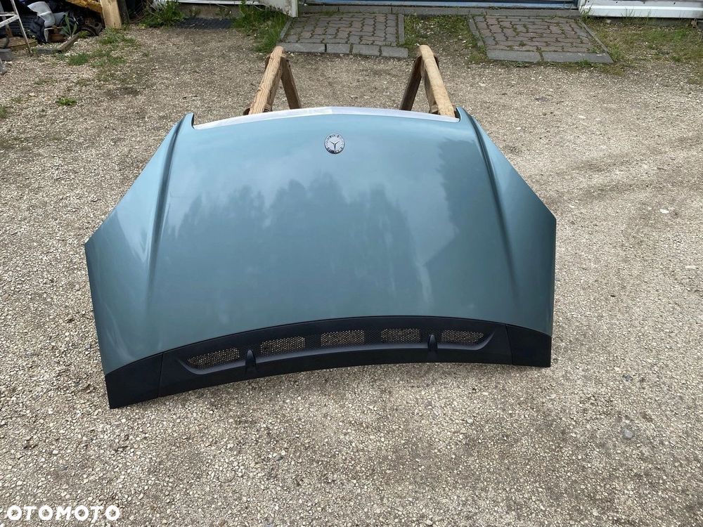 MASKA POKRYWA SILNIKA MERCEDES A KLASA W169 LAKIER 958 KOMPLETNA QUELLBLAU A1698800057 - 5