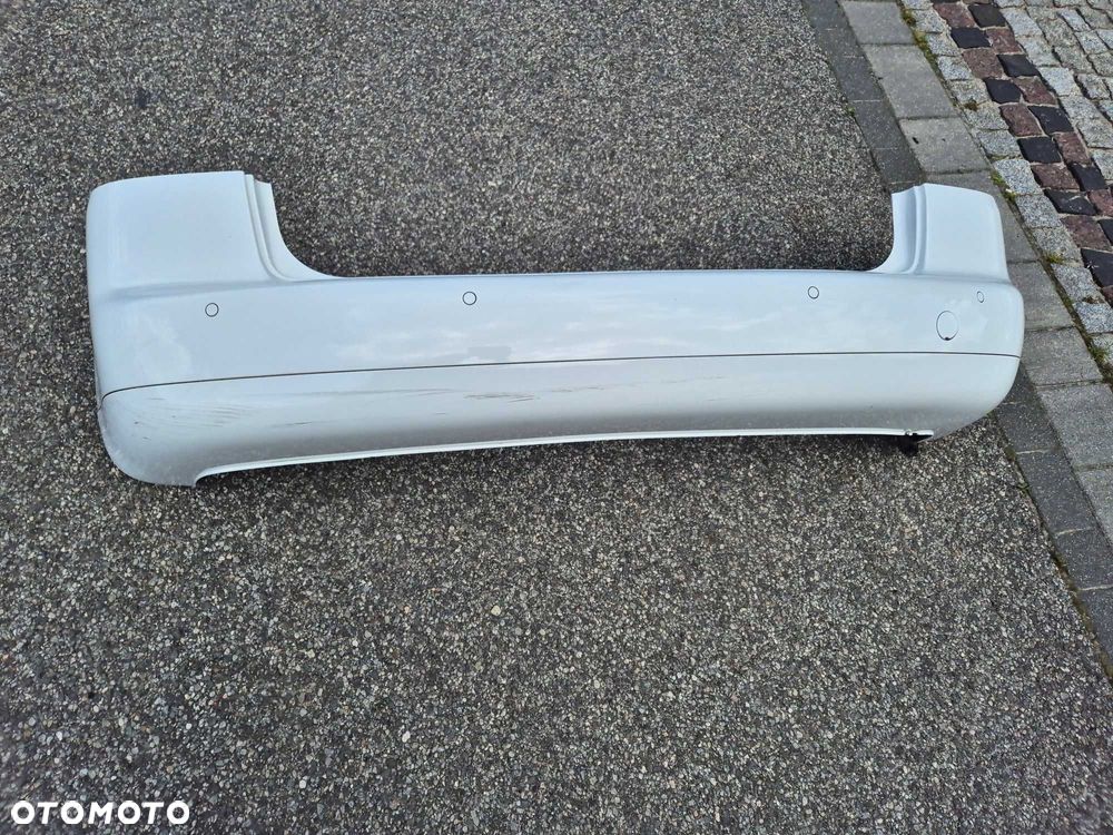 vw touran I zderzak tył tylny czujniki pdc LB9A  biały - 1