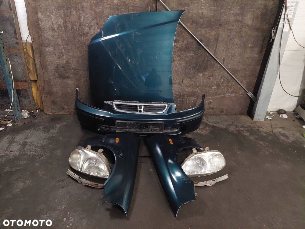 KOMPLETNY PRZÓD MASKA ZDERZAK BŁOTNIKI LAMPY HONDA CIVIC VI PRZEDLIFT G-82P - 1