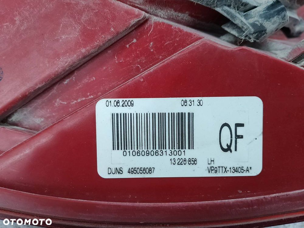 LAMPA TYLNA LEWA OPEL INSIGNIA A 13226856 VP9TTX-13405-A - 6