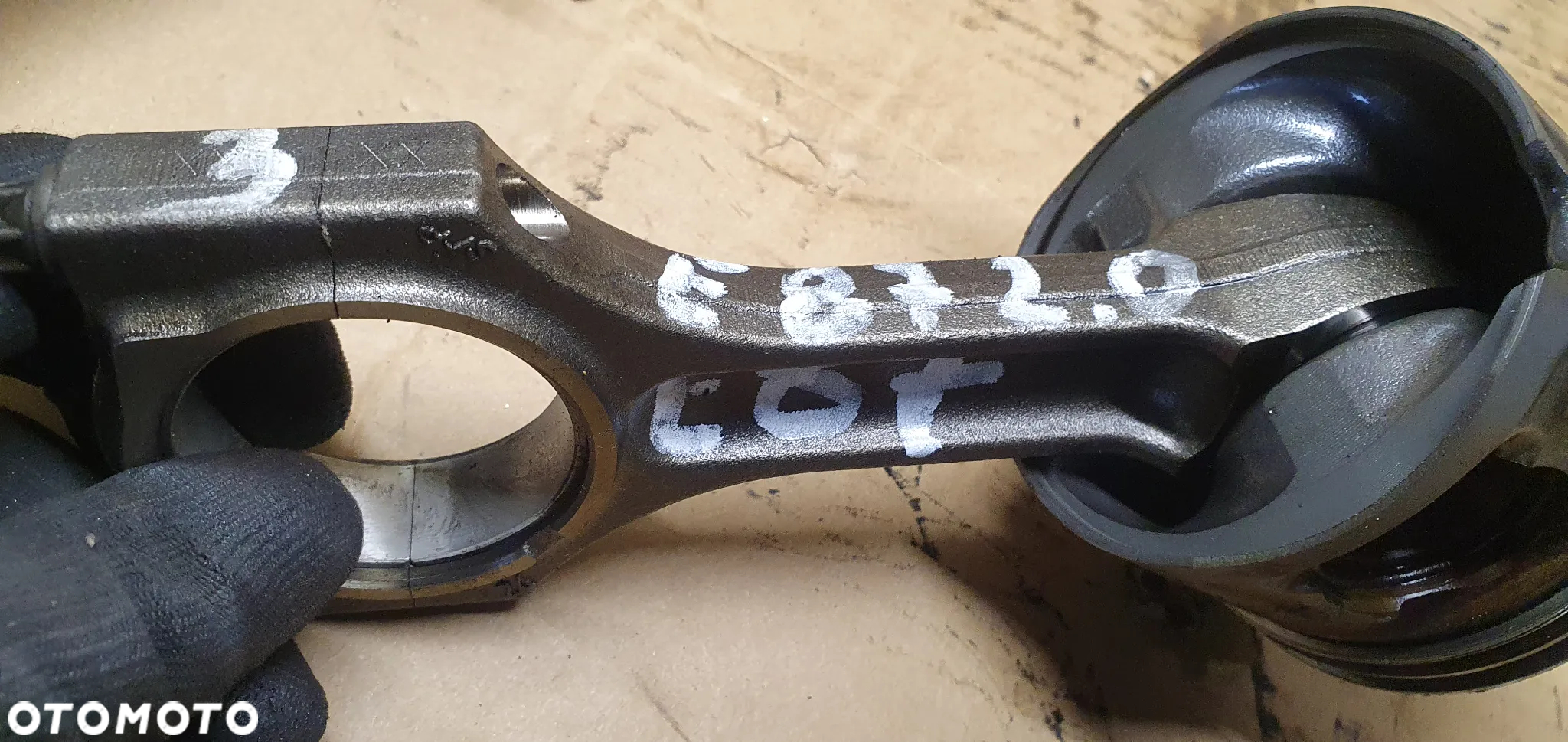 Tłok korbowód BMW I E87 Lift 2.0D N47D20A - 9