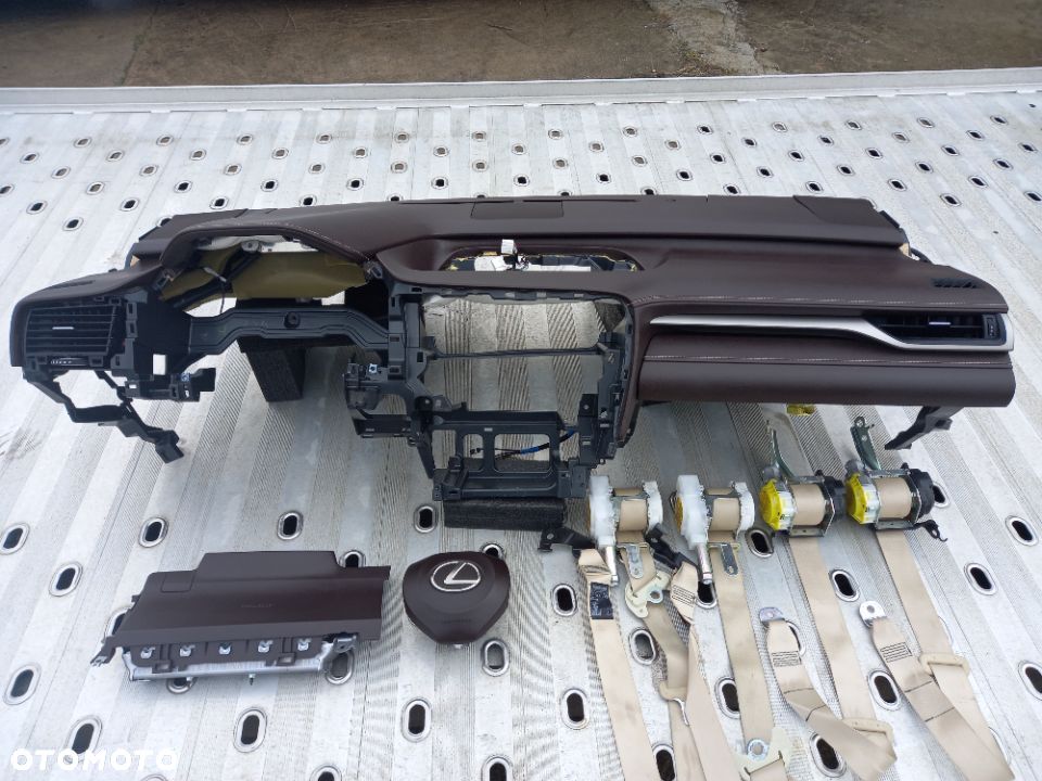 LEXUS RX 450H 16- konsola airbag BRĄZ orginal. Kpl - 1