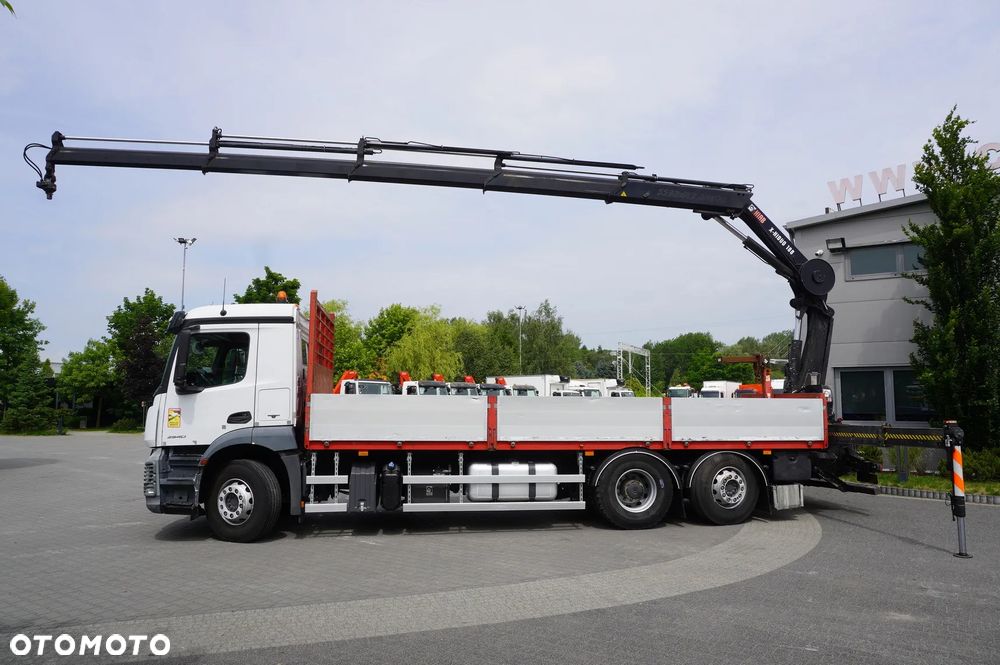 Mercedes-Benz Antos 2540 6x2-4 / HDS HIAB X-HIDUO 188 ES-4 / Rotator / pilot / Platforma 17 EPAL / 3. oś skrętna_256031 - 3